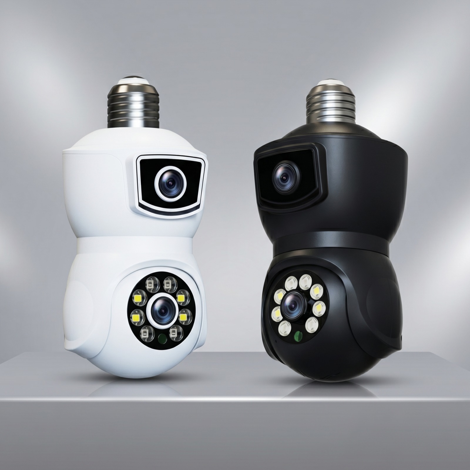 V380 E9 Dual Lens Bulb PTZ IP Camera – 1080P Full HD (DBD) :12286 - Image 3