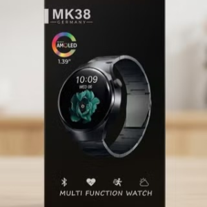 New MK38 Premium Round AMOLED HD display Germany Multi Function Smart Watch For Men (Moha-5182)