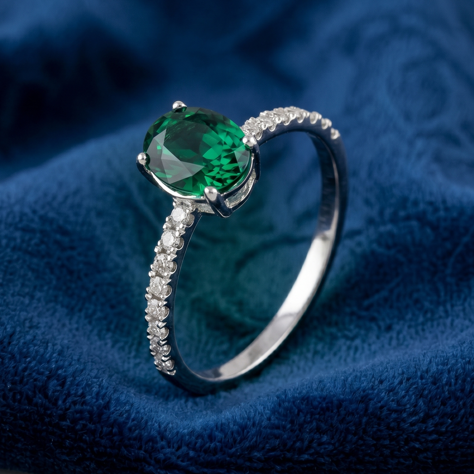 Sapphire Crystal Ring – Premium Silver Finish - Image 7