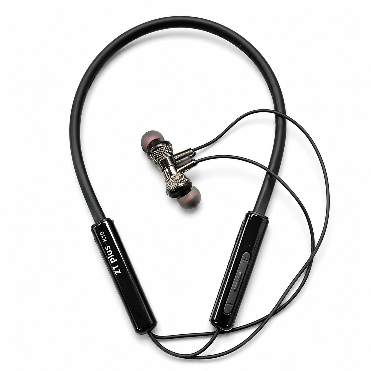 ZT Plus K-10 Wireless Bluetooth Neckband Earphone – Bluetooth 5.3 Headset with 60H Battery Life, Sweet Bass, 2.5H Fast Charging & Magnetic Earbuds - Image 2