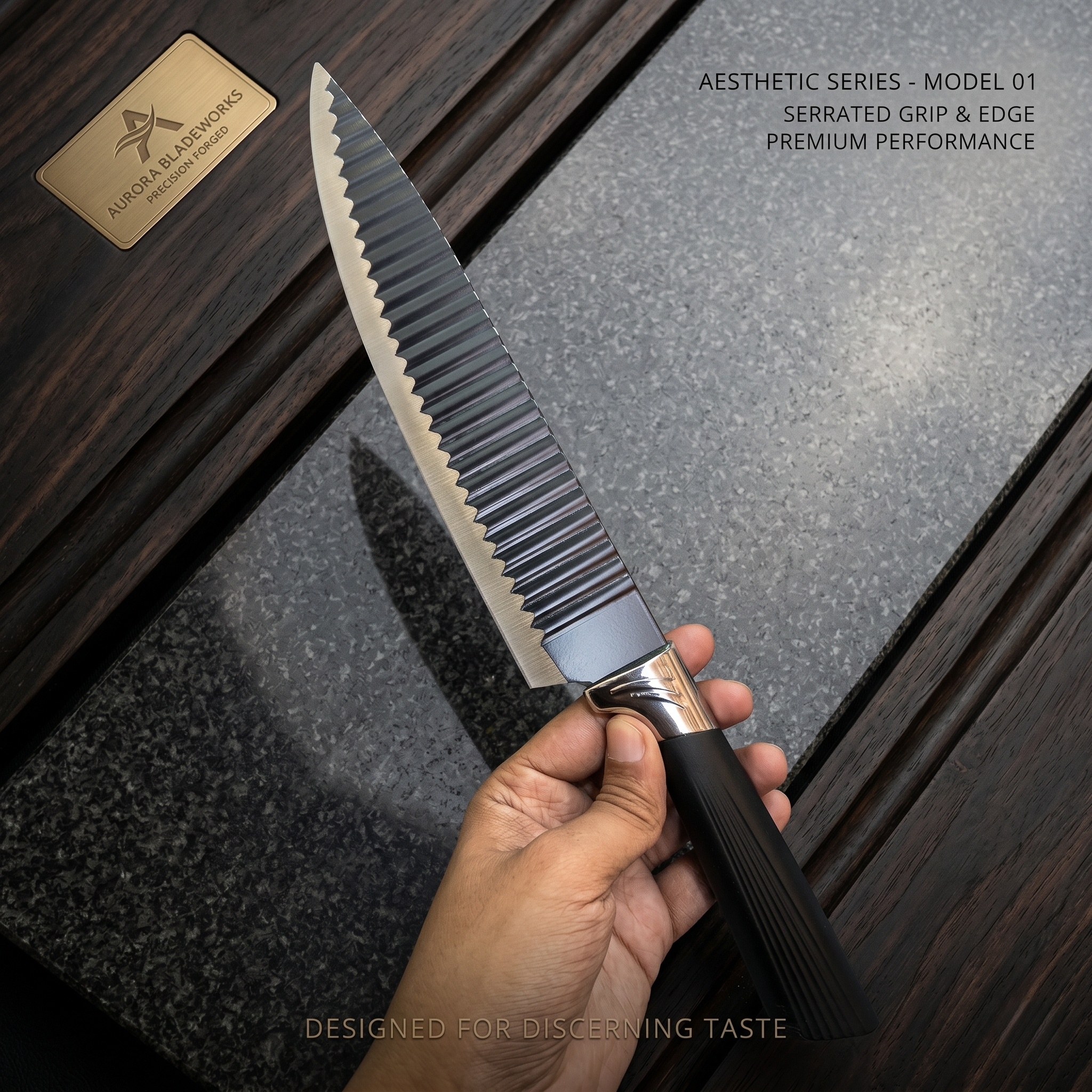 KUNSION Ultra-Sharp Multi-Purpose Chef Knife - Image 3