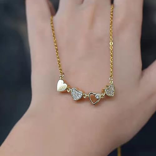 Love Heart Magnetic Pendant Chain Necklace - Image 6