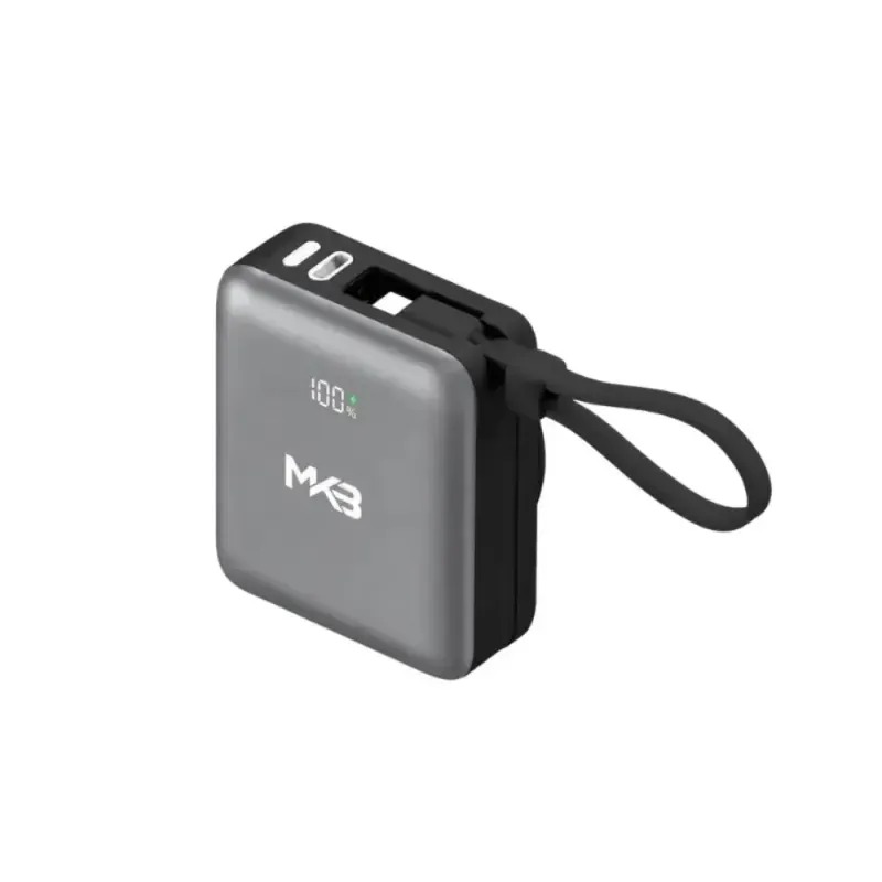 MKB PK71 10000mAh 22.5W Fast Charging Power Bank with Magnetic Wireless & Built-in Cables - Image 2