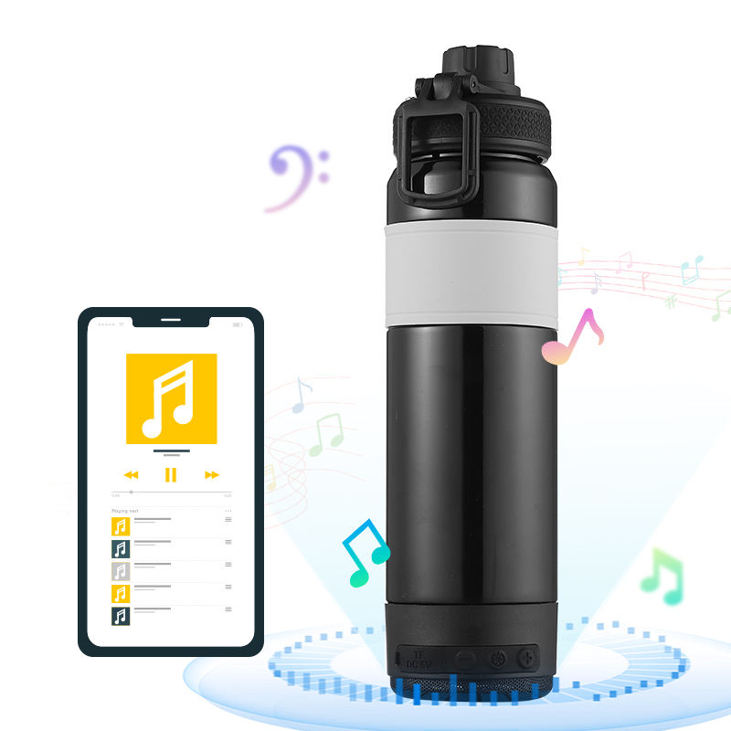 2-in-1 Portable Wireless Bluetooth Speaker & Water Bottle (550ml) – Leak-Proof Lifestyle Gadget with Hand Strap for Sports, Gym & Outdoor Travel - Image 4