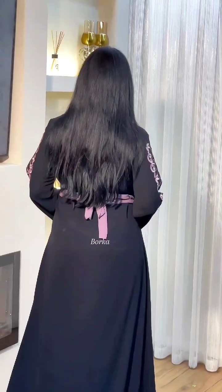 আবায়া এডযাস্ট কটি বোরকা ড্রেস - Image 6