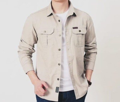 Full sleeves double pocket panel Shirt - Image 2