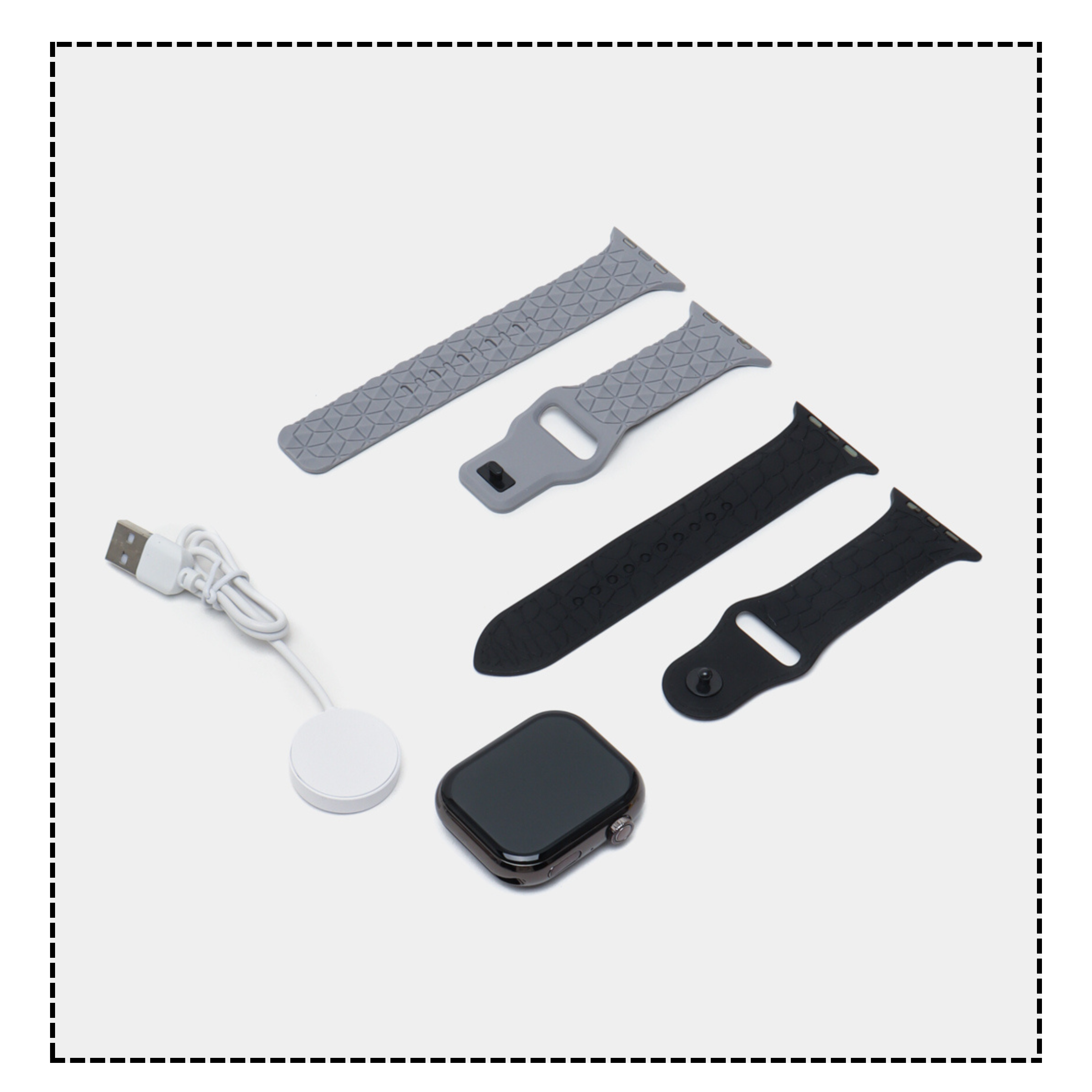 ME16 Series 10 Smart Watch – 2.21" Infinity Display, Wireless Charging & 3 Straps Combo - Image 6