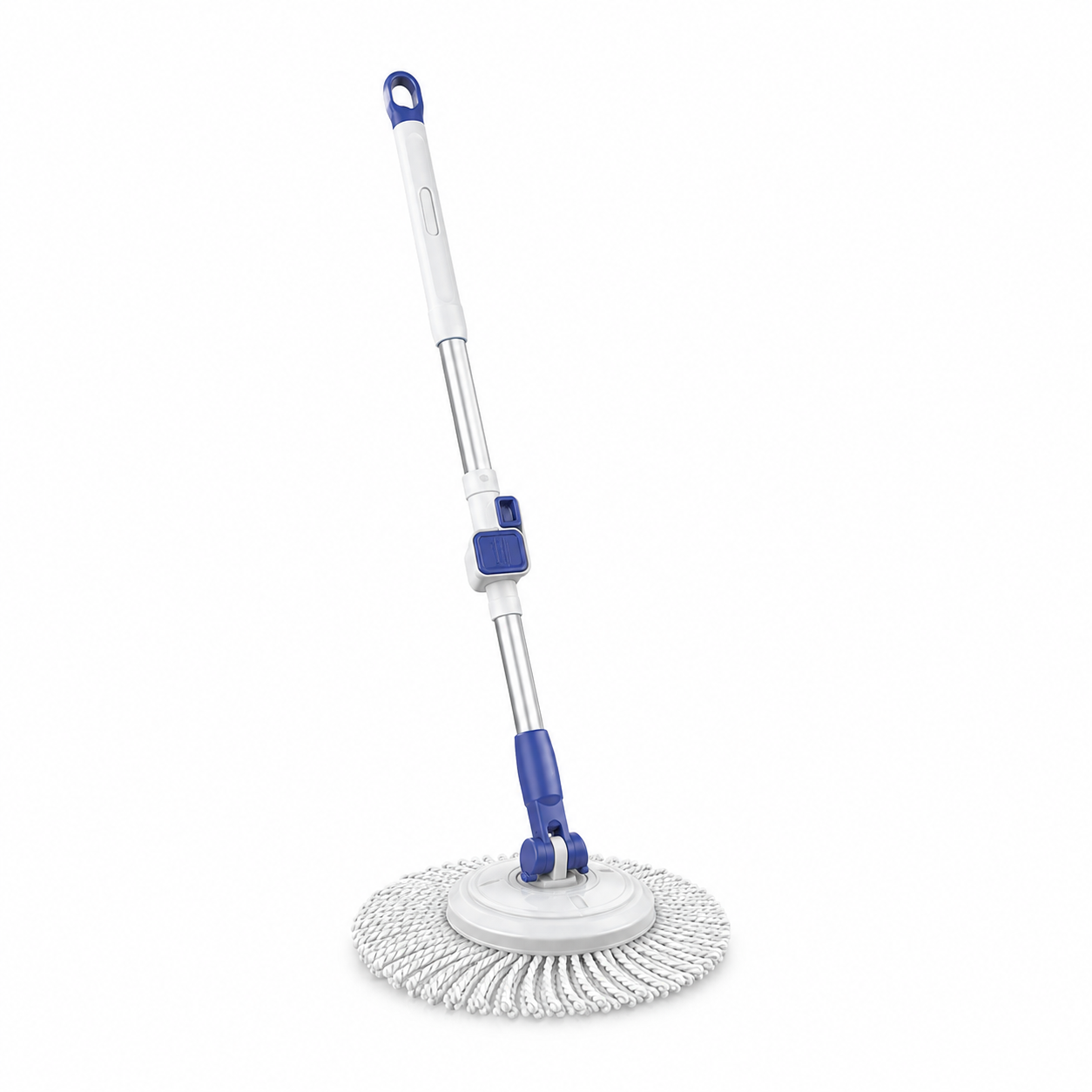 360-Degree Rotating Magic Spin Mop and Bucket Set with Wheels and Stainless Steel Dehydration Basket - Image 4
