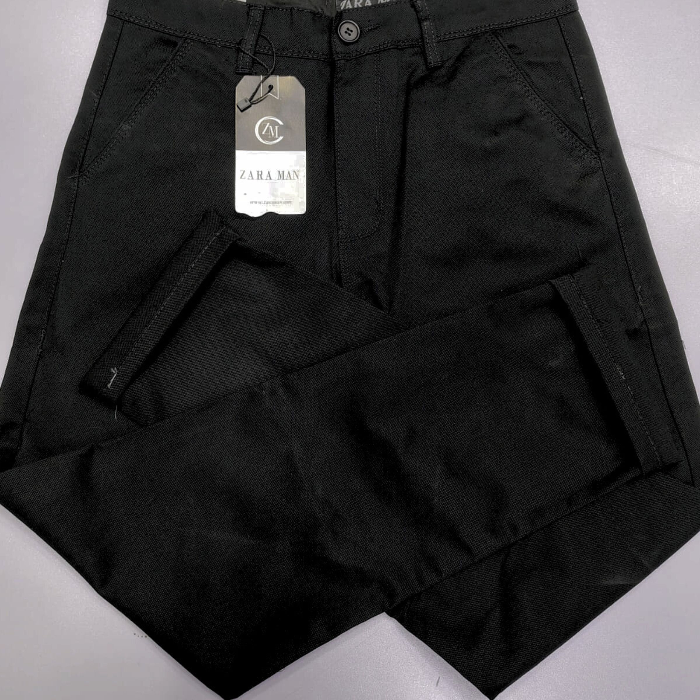 Men's Gabardine Pant (Black Color) - Image 7