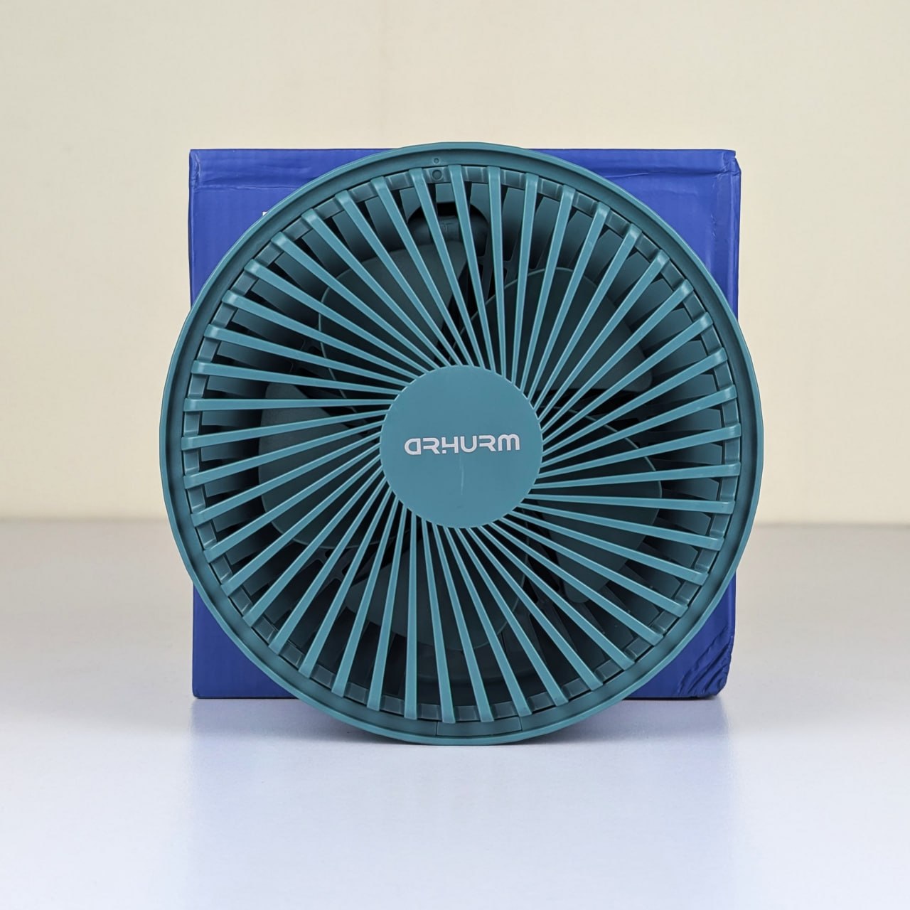 HCZ21 5-Inch Rechargeable Folding Fan (Green) – Portable Telescopic Desk Fan with 2000mAh Battery, 1.5-4 Hours Backup, Micro USB Charging & Compact Design - Image 3