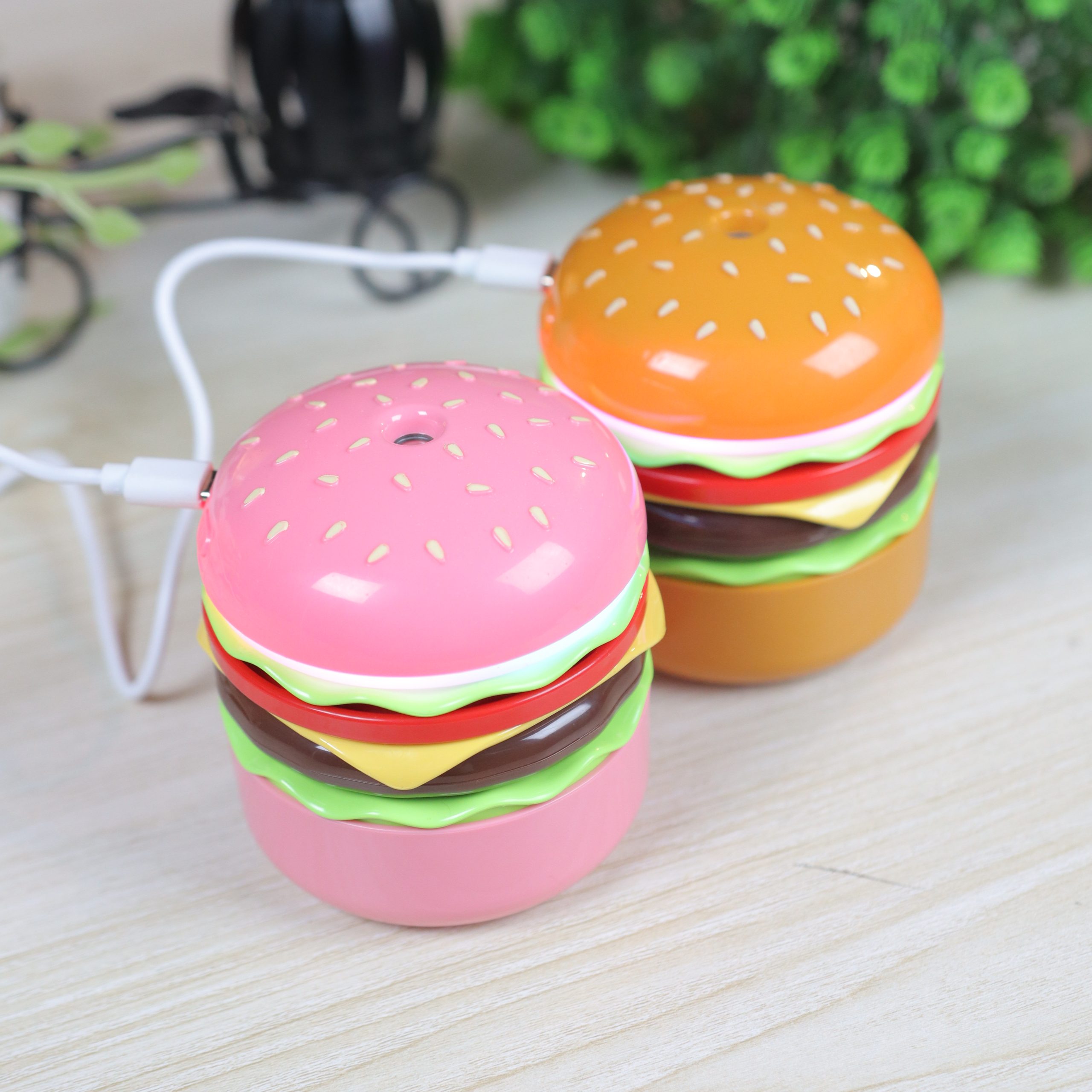 Cute Burger Shape Mini Humidifier - Image 2