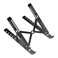 Aluminum Alloy Adjustable Foldable Laptop Stand – Portable Ergonomic Notebook Riser, 7-Level Height Adjustment, Heavy Duty 20kg Load Capacity & Universal Compatibility for All Laptops - Image 4