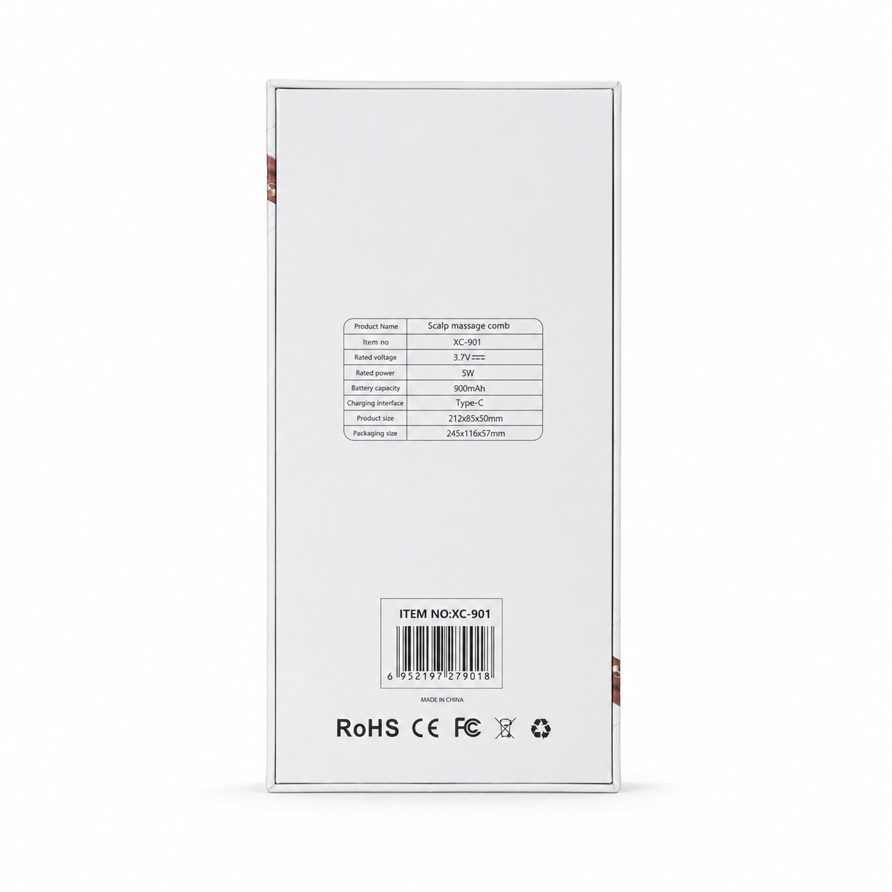Magnetic Oil Dispensing Massage Comb (with Red Light Therapy) - Image 7