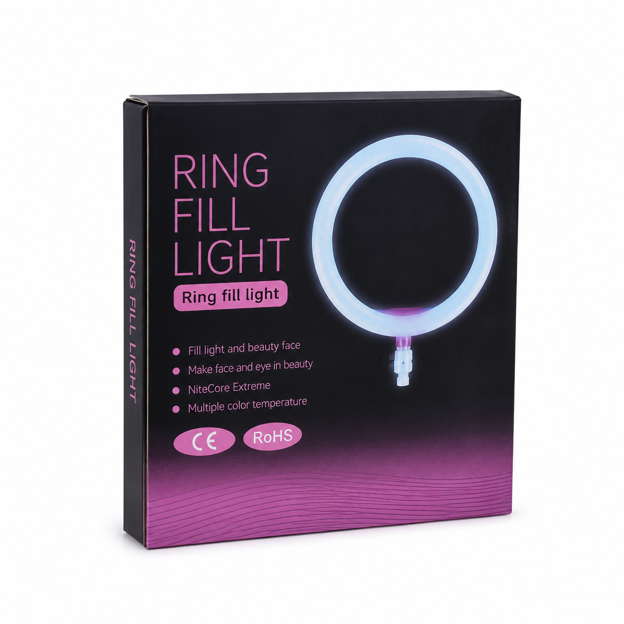 10-Inch LED Ring Light with Tripod Stand & Phone Holder – Dimmable Beauty Light with 3 Color Modes, 10 Brightness Levels & Bluetooth Remote for Vlogging, Makeup & Photography - Image 4