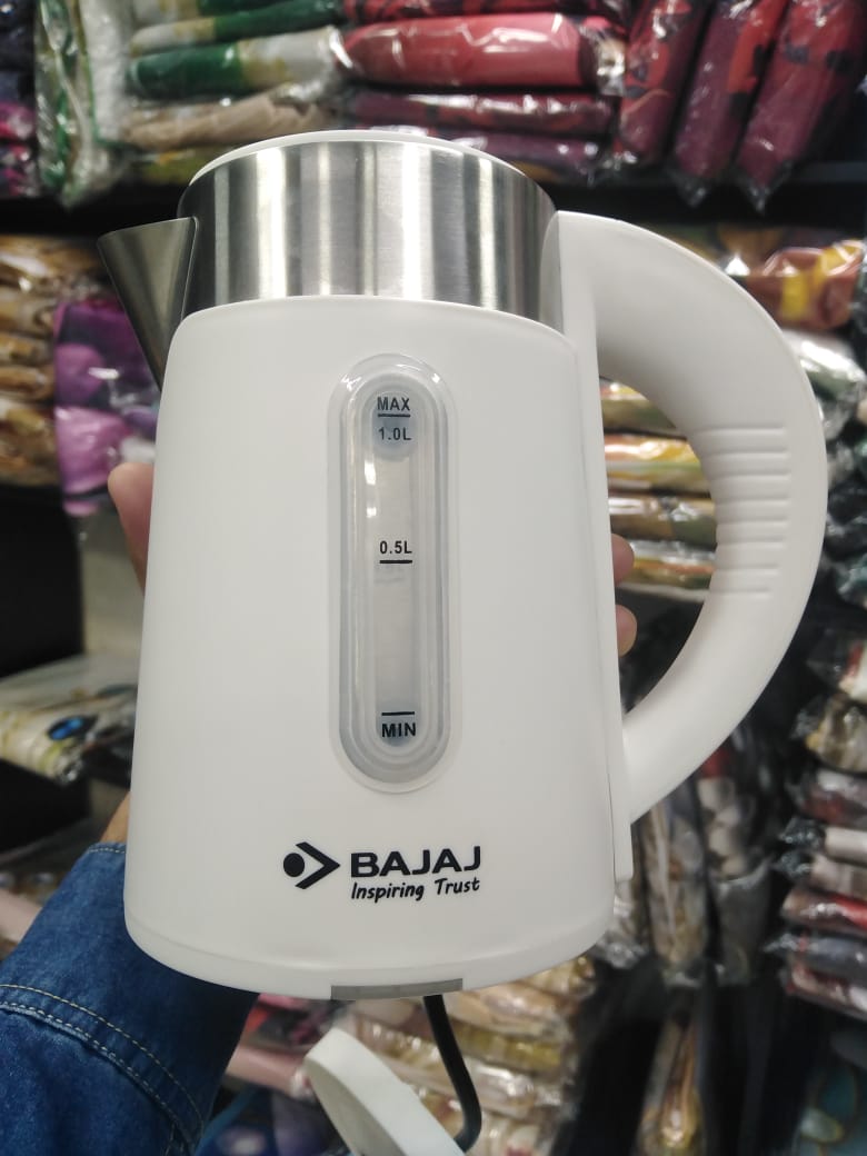 Bajaj Majesty New 1-Litre Cordless Kettle (White) - Image 4