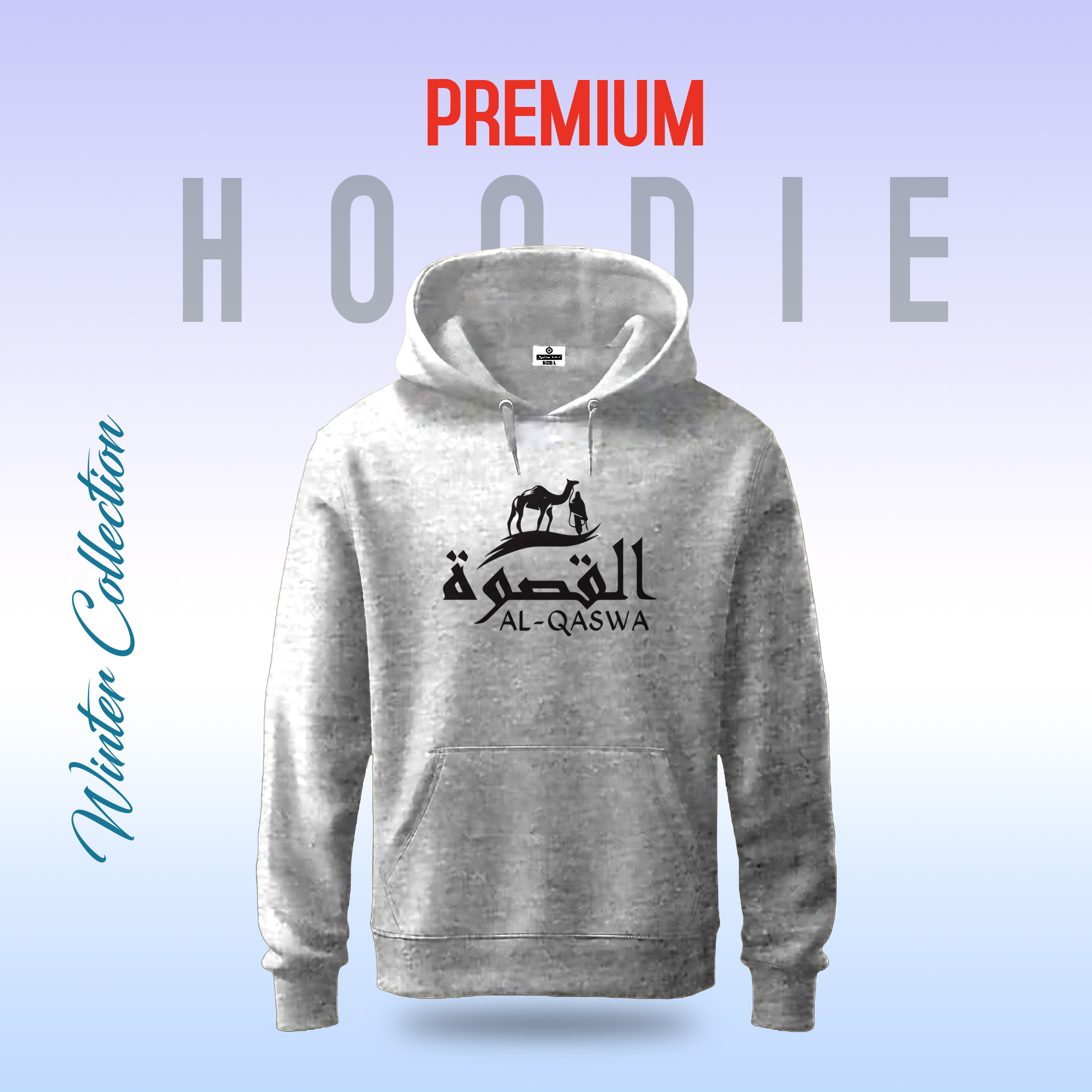 Premium Comfortable (Al-Qaswa) winter hoodie