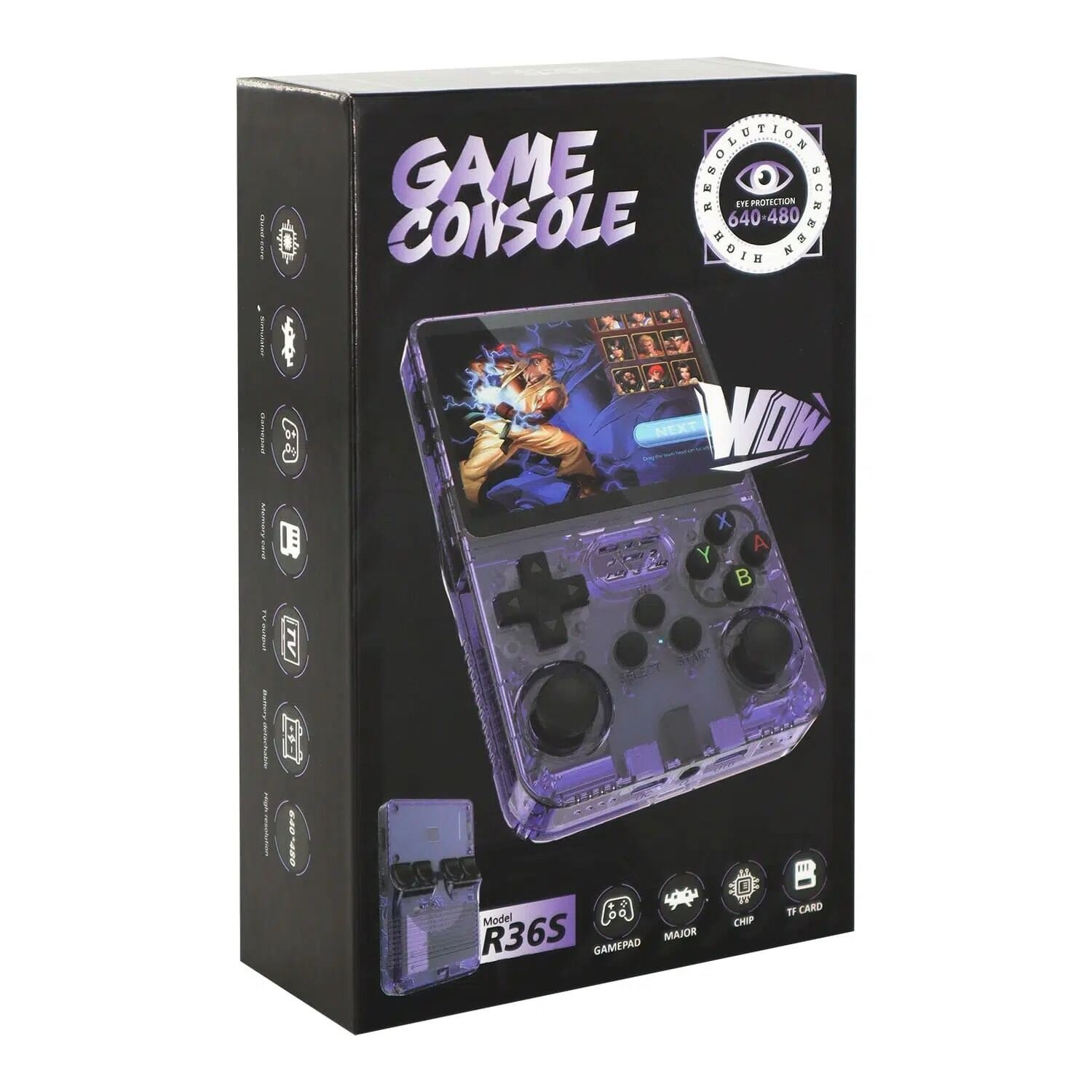 R36S Retro Game Console 64GB 20000+ Games Linux and PSP Gaminig System 3.5 Inch IPS Screen Portable Pocket Game - Image 4
