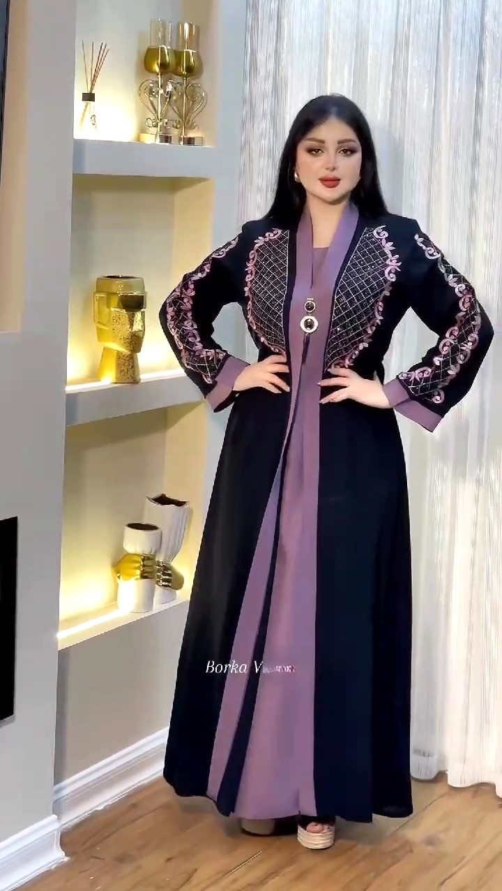 আবায়া এডযাস্ট কটি বোরকা ড্রেস - Image 2