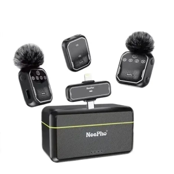 Neepho NP-61 Wireless Microphone For Type-C, iPhone & Camera - Image 3
