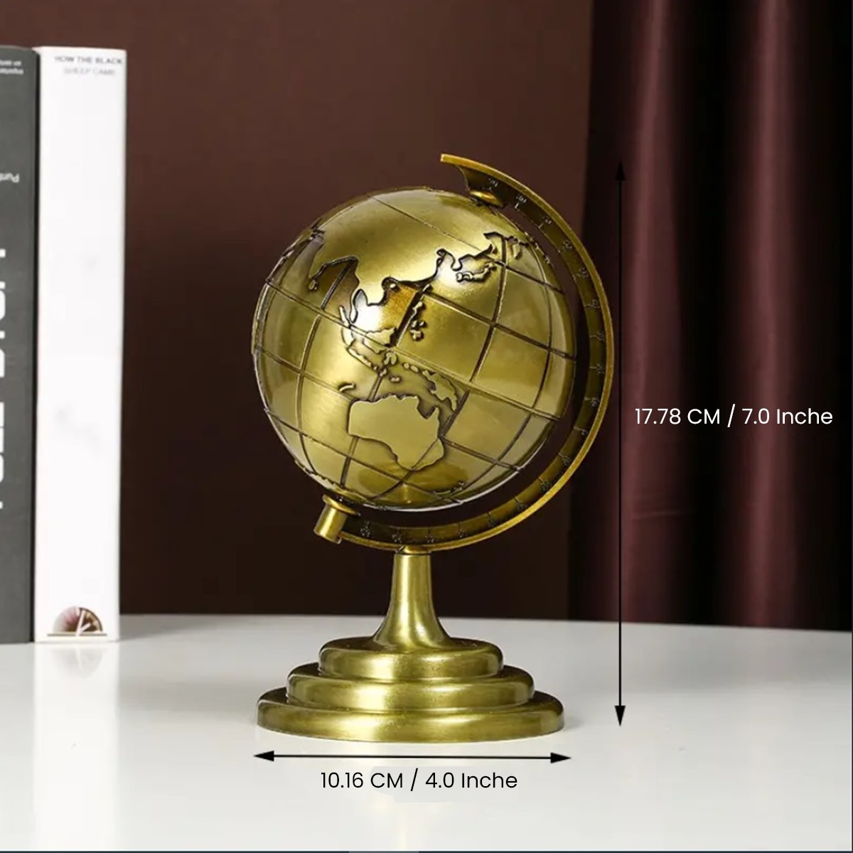 World Map 3D Rotating Glove for Decoration or Gift (3pics combo) - Image 3