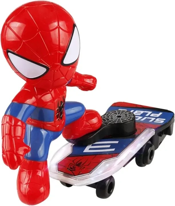 Spiderman Stunt toys for kids. Sliding Plate - Image 2