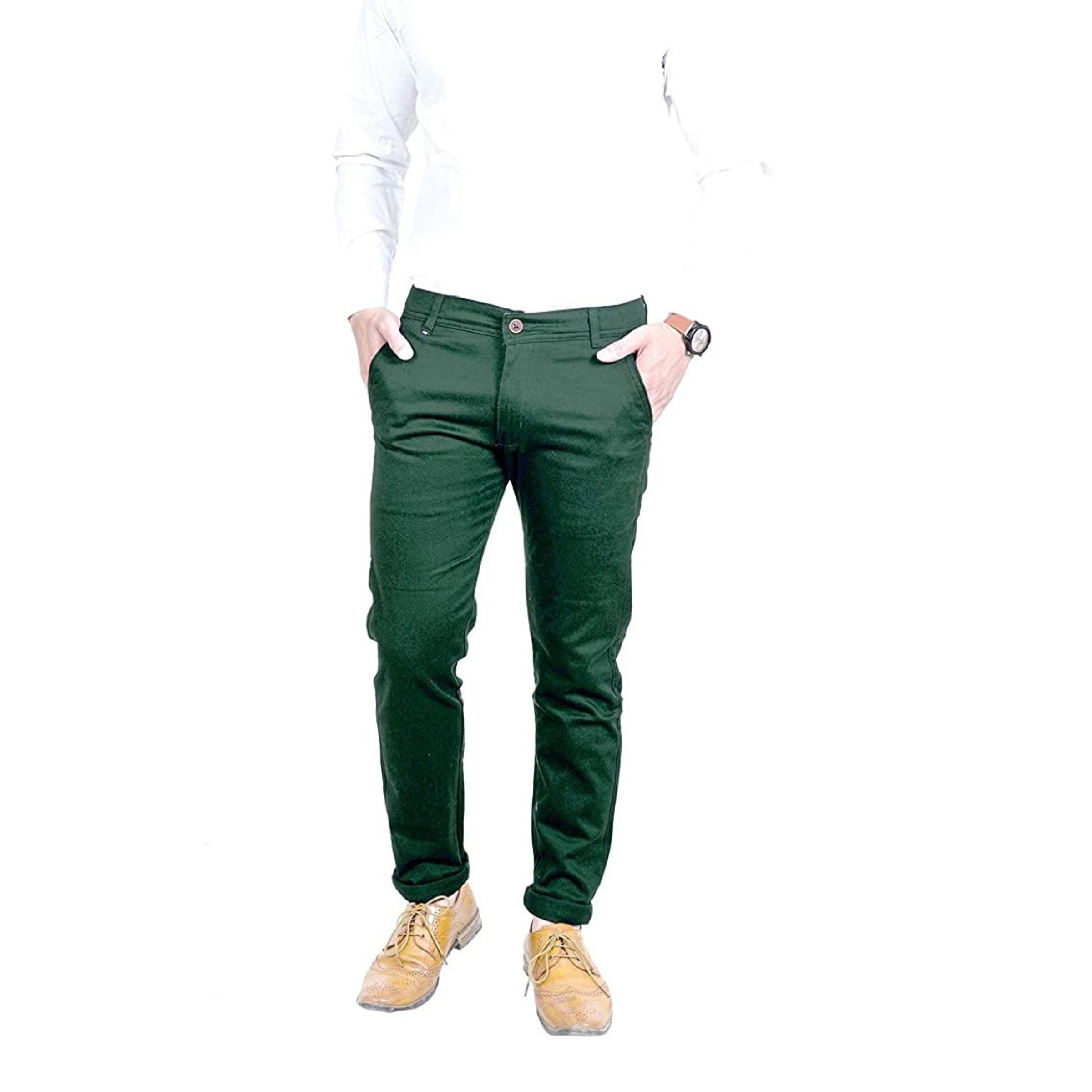 Men's -Original Gabadine Pant- Green - Image 2