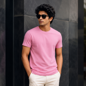 Premium Pink Jersey T-Shirt â Lightweight & Breathable