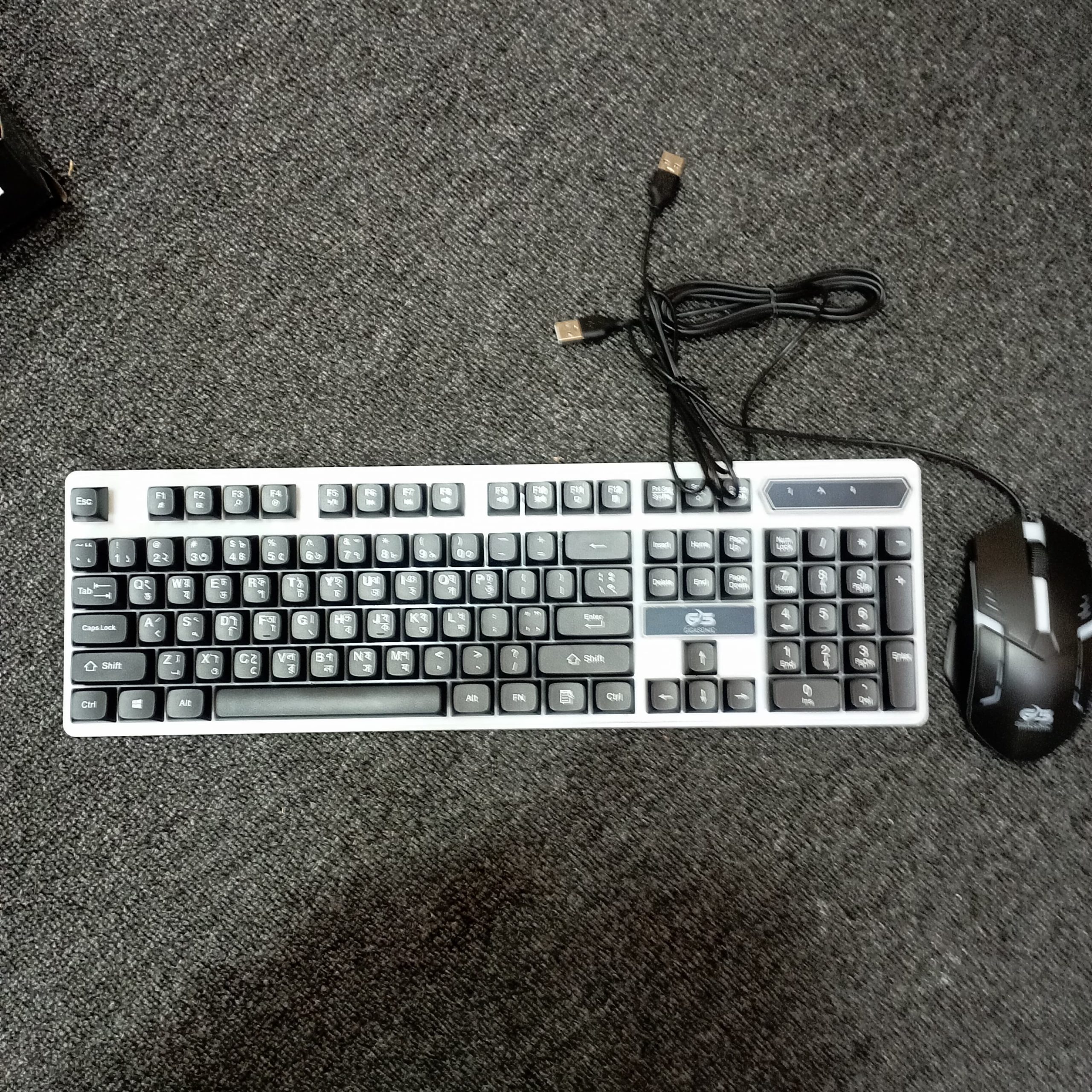 RGBB 699GS RGB USB Wired Gaming Keyboard and Mouse Combo – Standard Multifunctional Keyboard with Vibrant RGB Backlighting, Fashion Design & Laptop Compatibility - Image 4