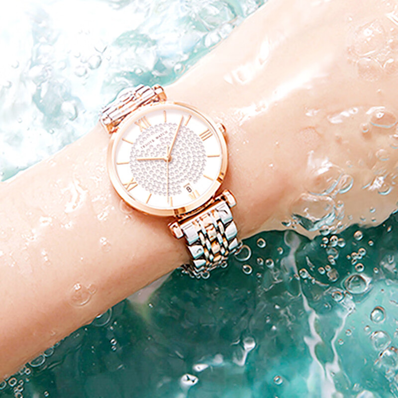 Trsoye Women's Two-Tone Chain Watch - Image 8