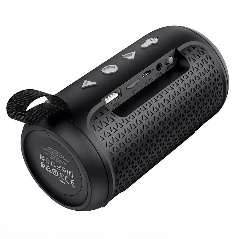 Hoco MMJ10 Portable Flashlight Wireless Bluetooth Speaker – Built-in LED Torch, 1200mAh Battery, TF, USB & FM Radio Support - Image 4