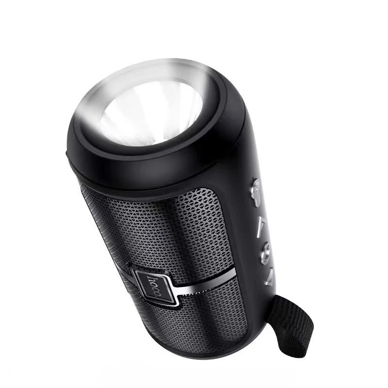 Hoco MMJ10 Portable Flashlight Wireless Bluetooth Speaker – Built-in LED Torch, 1200mAh Battery, TF, USB & FM Radio Support - Image 3