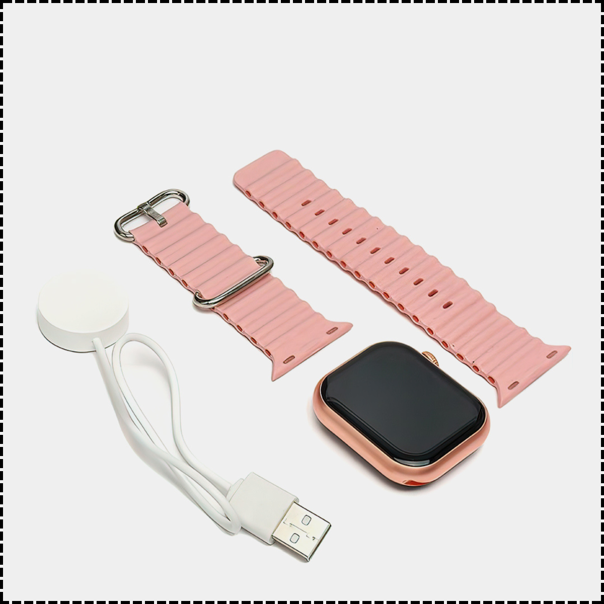 ME16 Series 10 Smart Watch – 2.21" Infinity Display, Wireless Charging & 3 Straps Combo - Image 5