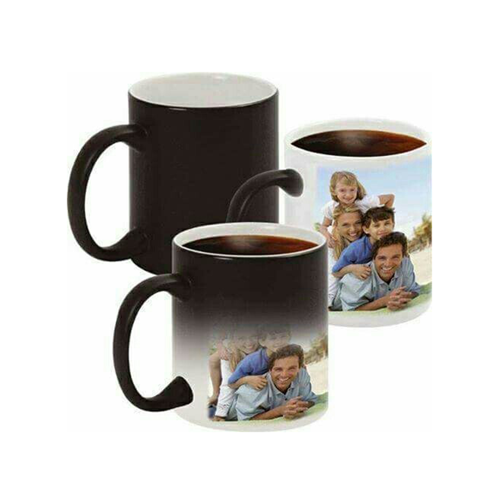 Customized Printed Magic Mug – Black - Image 4