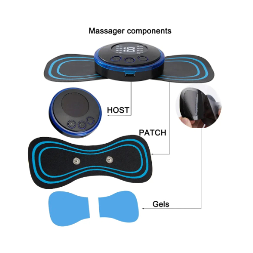 Smart Mini Neck Massager Portable Electronic Stick Double - Image 2