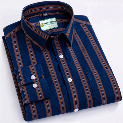 Mens long sleeve Strip shirt - Image 2