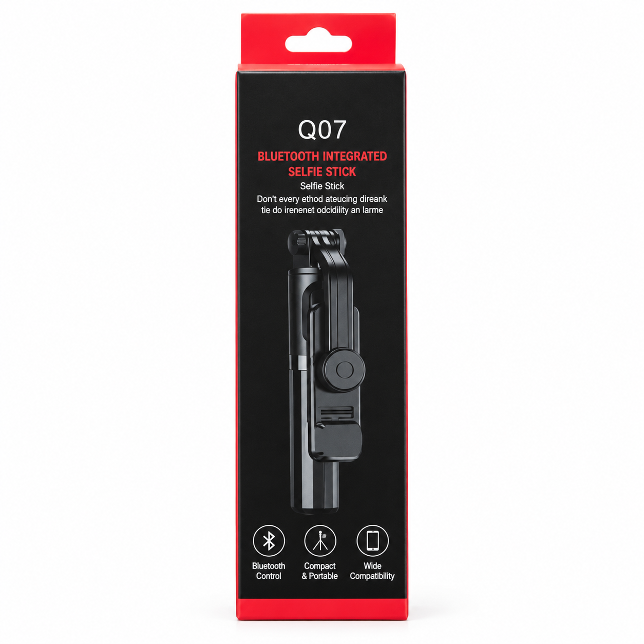 Q07 Foldable Mini Tripod & Bluetooth Selfie Stick – Extendable Portable Stand with LED Light & Wireless Remote Shutter for All Smartphones - Image 5