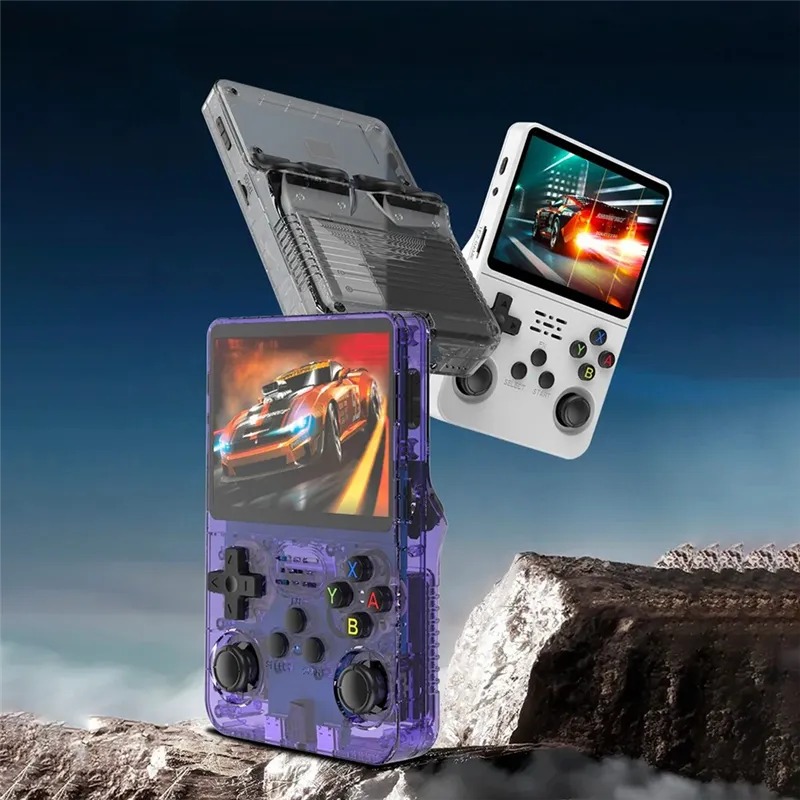 R36S Retro Game Console 64GB 20000+ Games Linux and PSP Gaminig System 3.5 Inch IPS Screen Portable Pocket Game - Image 3