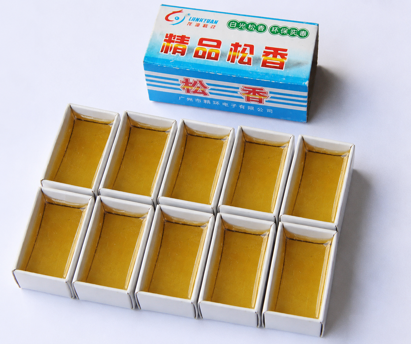 Soldering Flux Rosin 10 Pcs Box – 100% Original High Quality Rosin Flux for Electronics PCB Repair, Strong Insulation & Non-Corrosive Soldering - Image 3