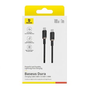 Baseus Dura USB-C to USB-C 100W Charging Cable (1m).