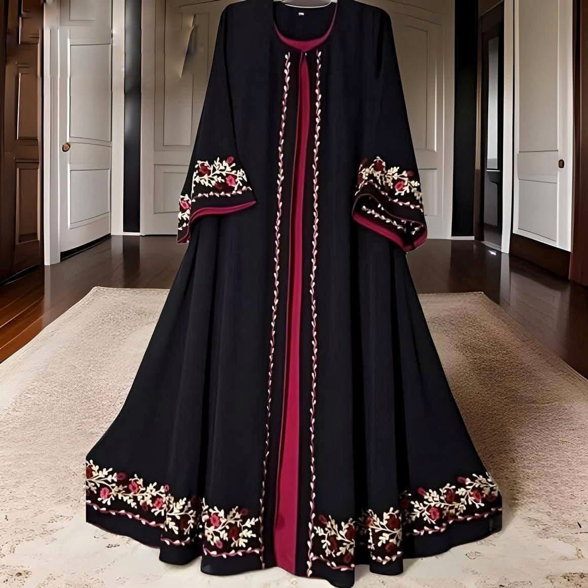 প্রিমিয়াম টু-পিস এমব্রয়ডারি কটি সেট - Image 2