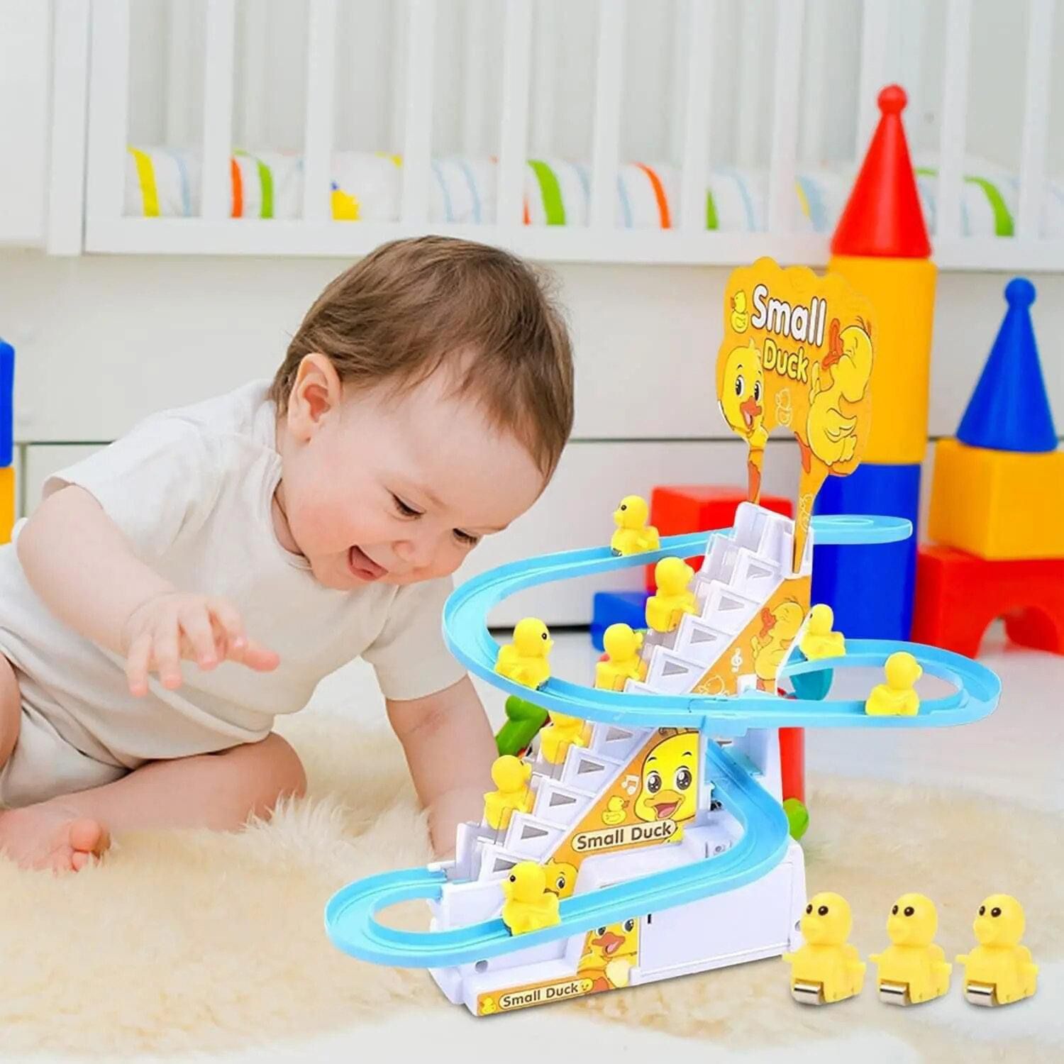 Electric Small Duck Climbing Stairs Toy (Moha-3622) - Image 4