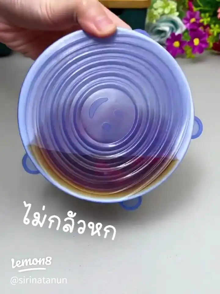 Tampas extensíveis de silicone, 6 pçs, reutilizáveis, wrap comida, mantem fresco, sela a tigela, elástico, capa de enrolar, cozinha, panelas - Image 4