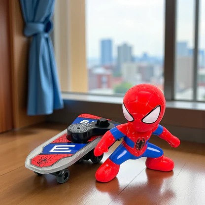 Spiderman Stunt toys for kids. Sliding Plate - Image 3