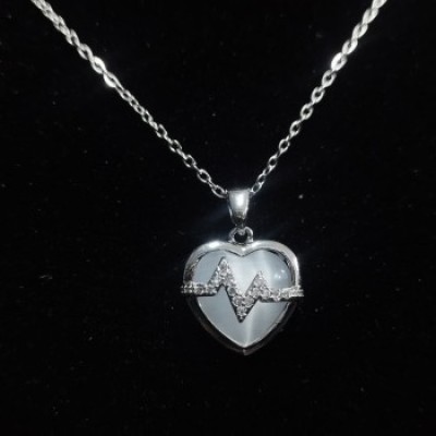Necklace-Sterling-Heartbeat - Image 2