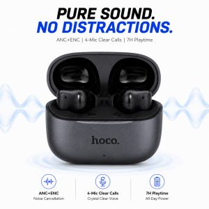 EQ27 Fun AI Translation True Wireless Earbuds – Bluetooth 5.4 ANC & ENC Noise Cancelling Earphones with 134+ Languages Real-Time Translation & 28H Battery