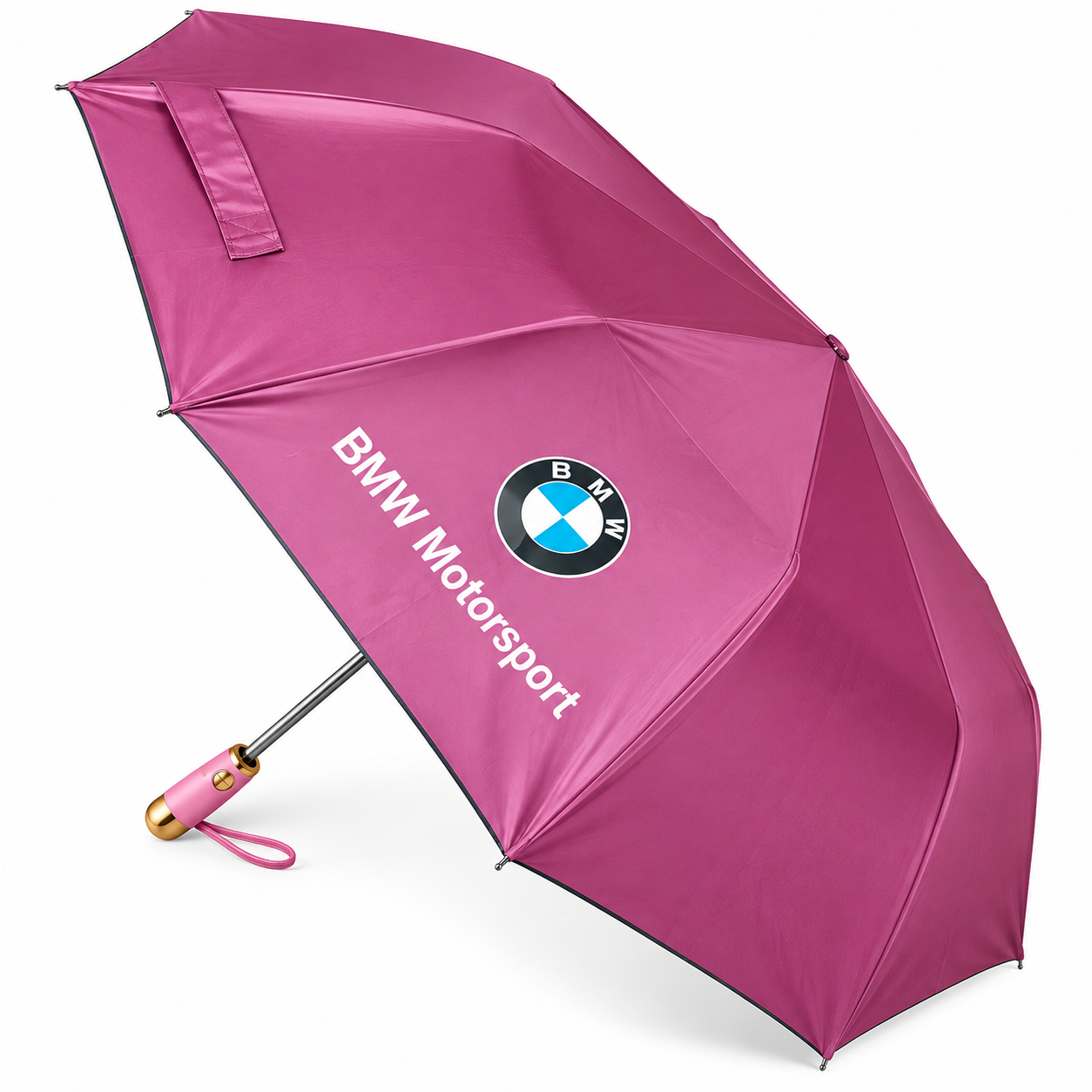 BMW Windproof 12-Rib Automatic Folding Umbrella – Heavy-Duty Weather-Resistant Polyester Rain Umbrella with Auto Open & Close Mechanism, Premium Chinese Import - Image 2