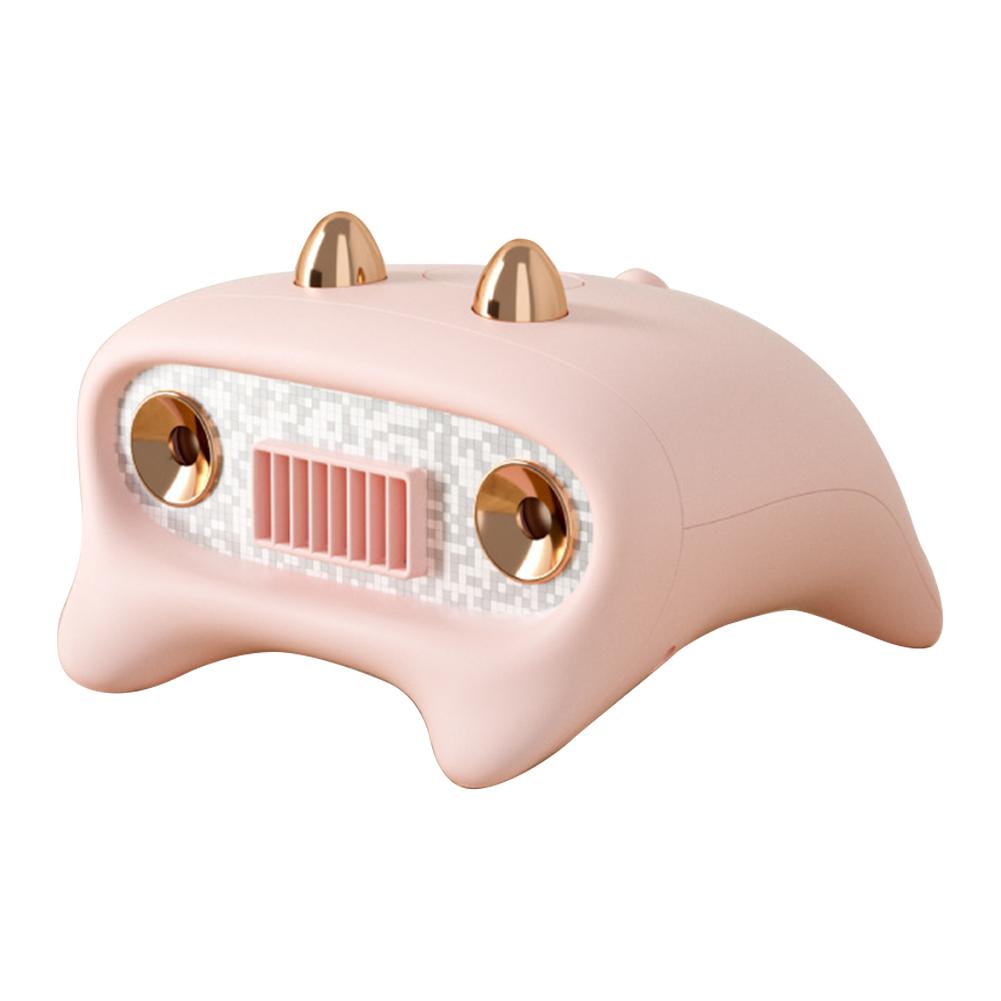 Cute Cat Ear Dual Spray Humidifier & Desktop Fan – Portable USB Rechargeable Air Cooling Mist Diffuser with Soft Ambient Light for Home & Office - Image 4