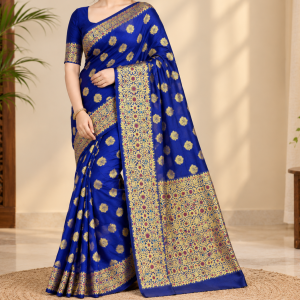 Premium Silk Katan Saree – Exclusive Design