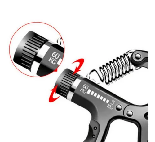 Adjustable Power Exercise Gripper Strengthener Hand Grip with Counter 5kg to 60kg Presser 1 pc - Image 4