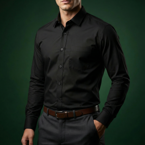Premium Formal Shirt (Black)